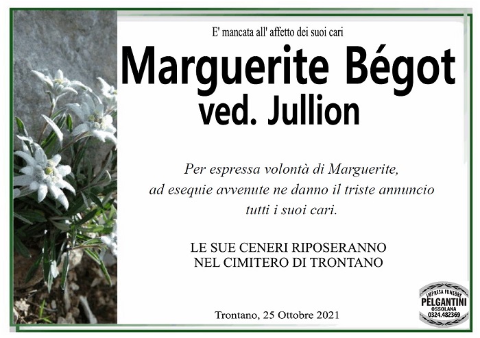 Marguerite Bégot ved. Jullion