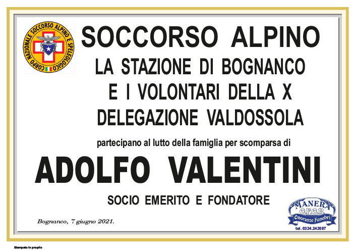 PARTEC. Soccorso Alpino Adolfo Valentini