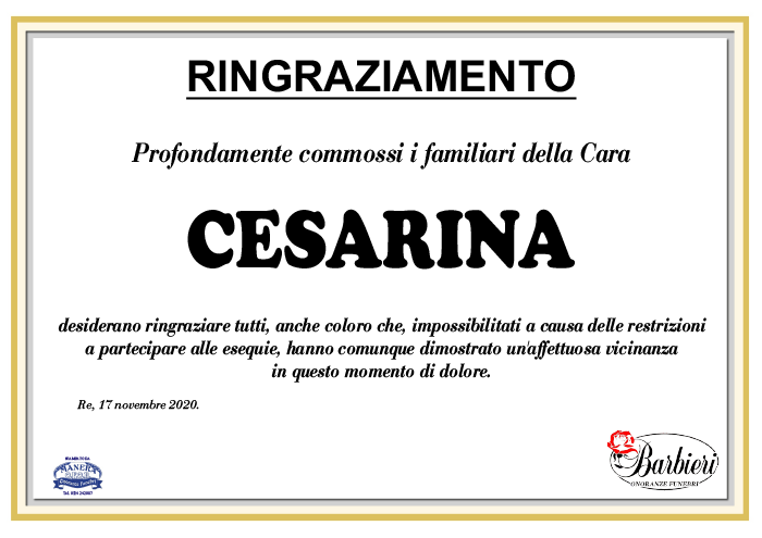 Ring. Poletta Cesarina