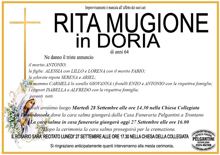 Rita Mugione in Doria