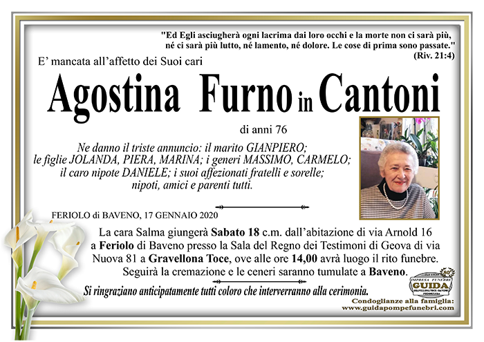 agostina in cantoni FURNO