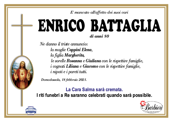 annuncio Enrico Battaglia