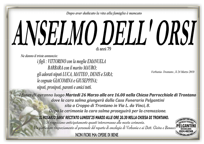 anselmo dell orsi