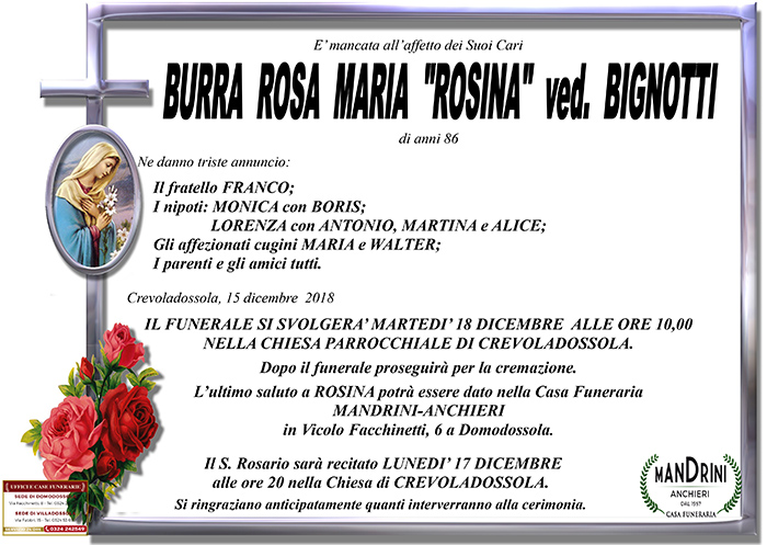 burra rosa maria