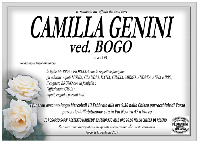 camilla genini