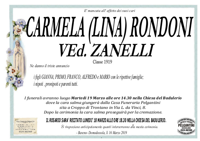 carmela rondoni