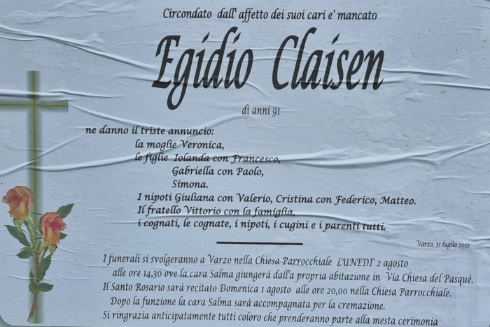 egidio claisen