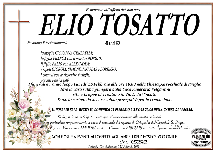 elio tosato