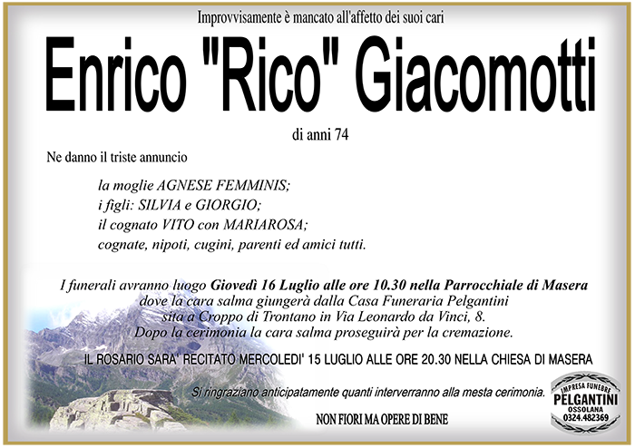 enrico rico GIACOMOTTI