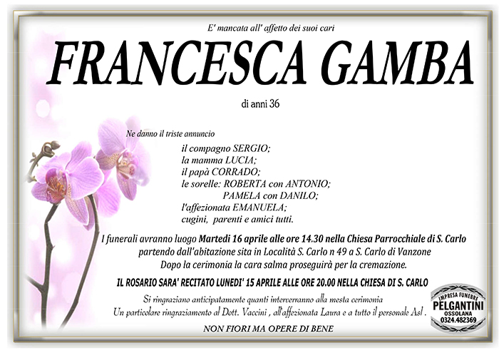 francesca gamba