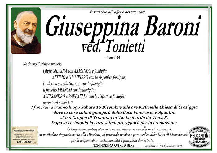 giuseppina baroni