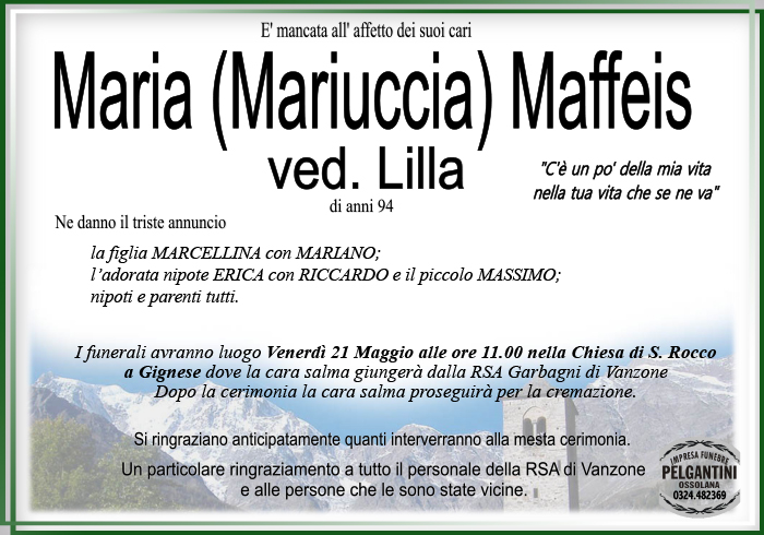 lilla maria maffeis