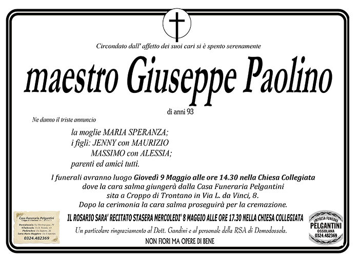 maestro giuseppe paolino