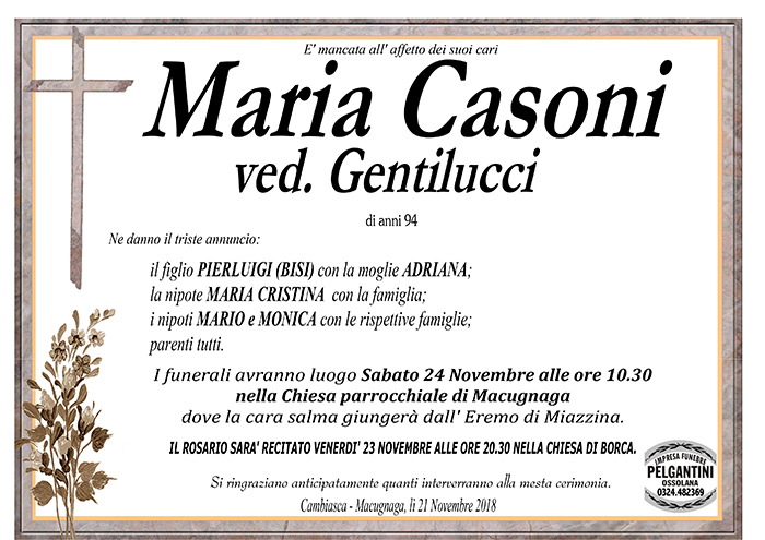 maria casoni