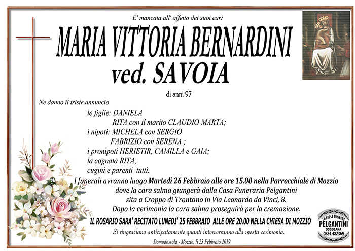 maria vittoria bernardini