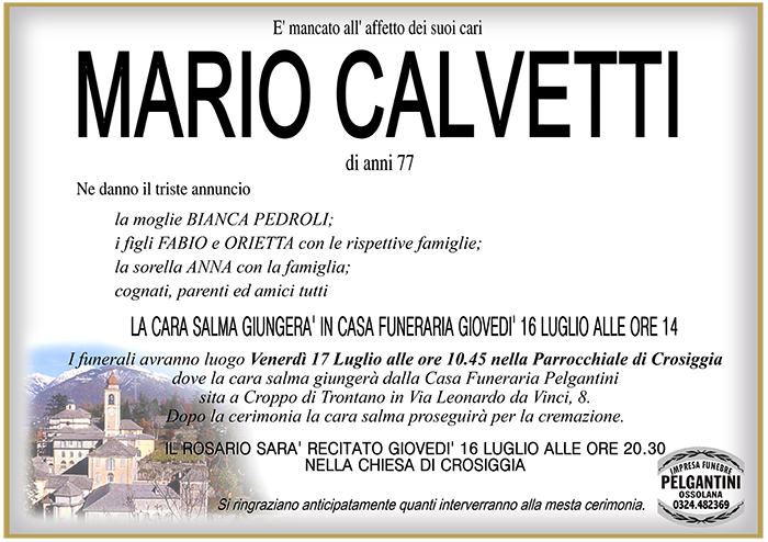 mario CALVETTI