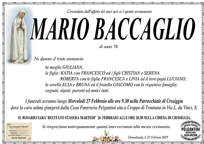 mario baccaglio