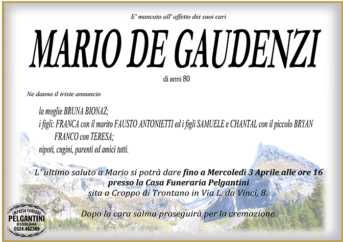 mario de gaudenzi