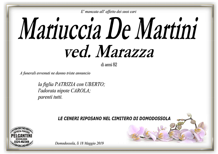 mariuccia de martini