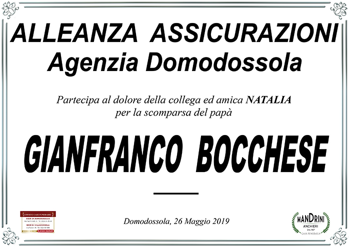 partecipazione gianfranco bocchese