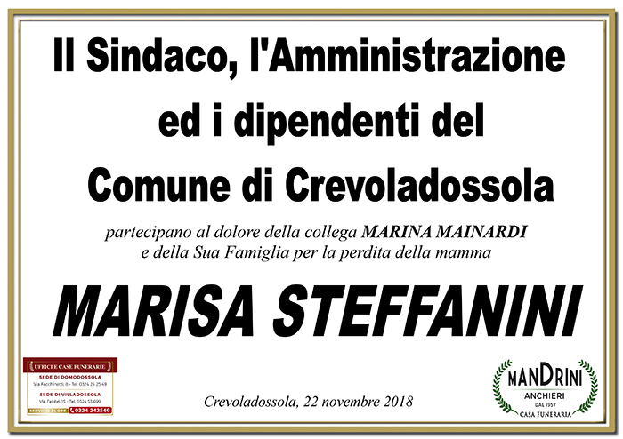 partecipazione marisa steffanini