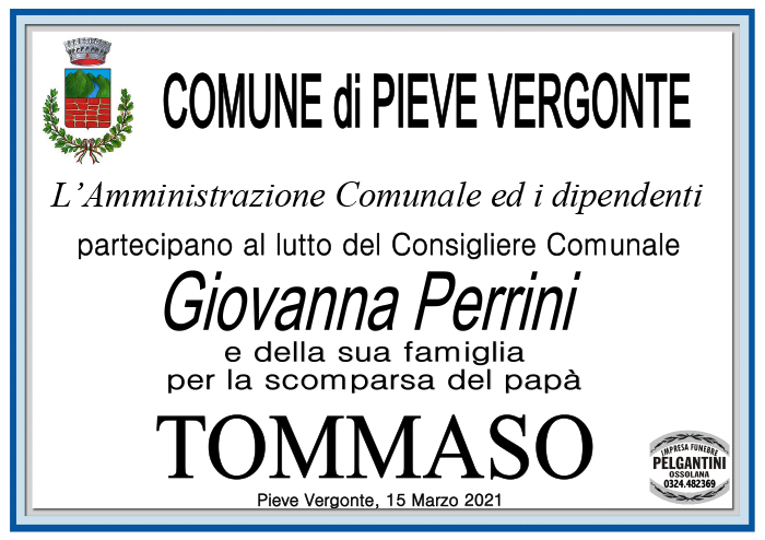perrini COMUNE PIEVE VERGONTE