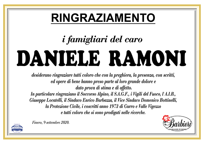 ring. Ramoni Daniele
