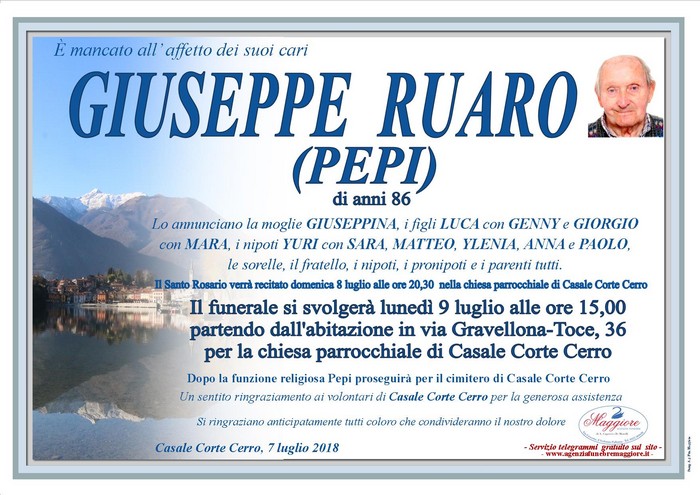 ruaro giuseppe pepi