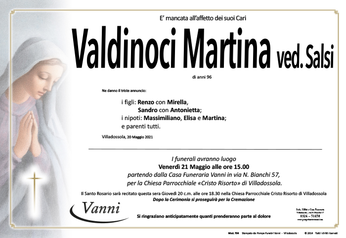 salsi Annuncio mod. 704 Valdinoci