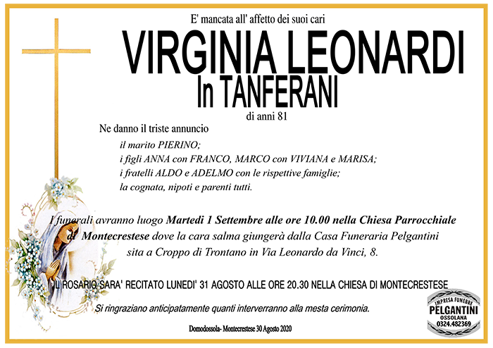virginia leonardi tanferani