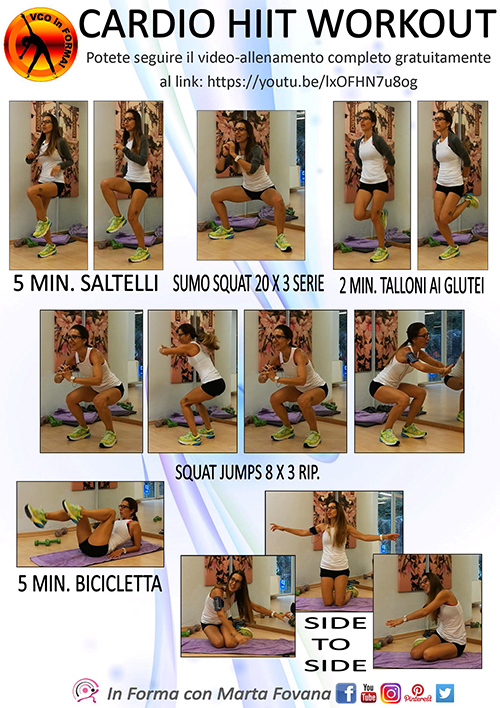 ALLENAMENTO CARDIO HIIT WORKOUT