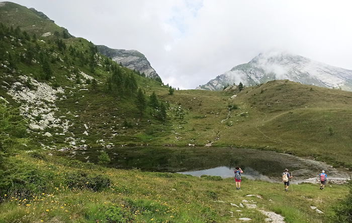laghetto montagna