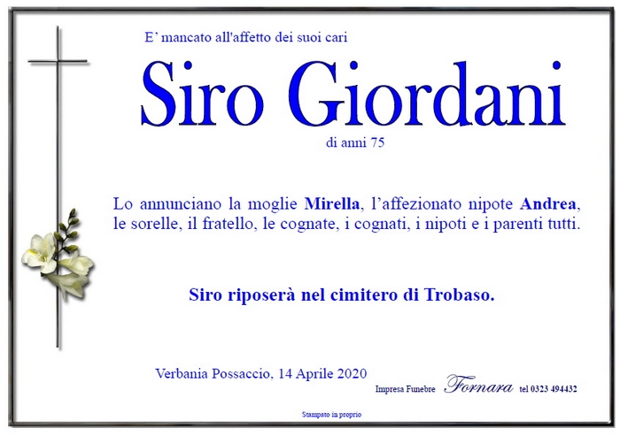 siro giordani